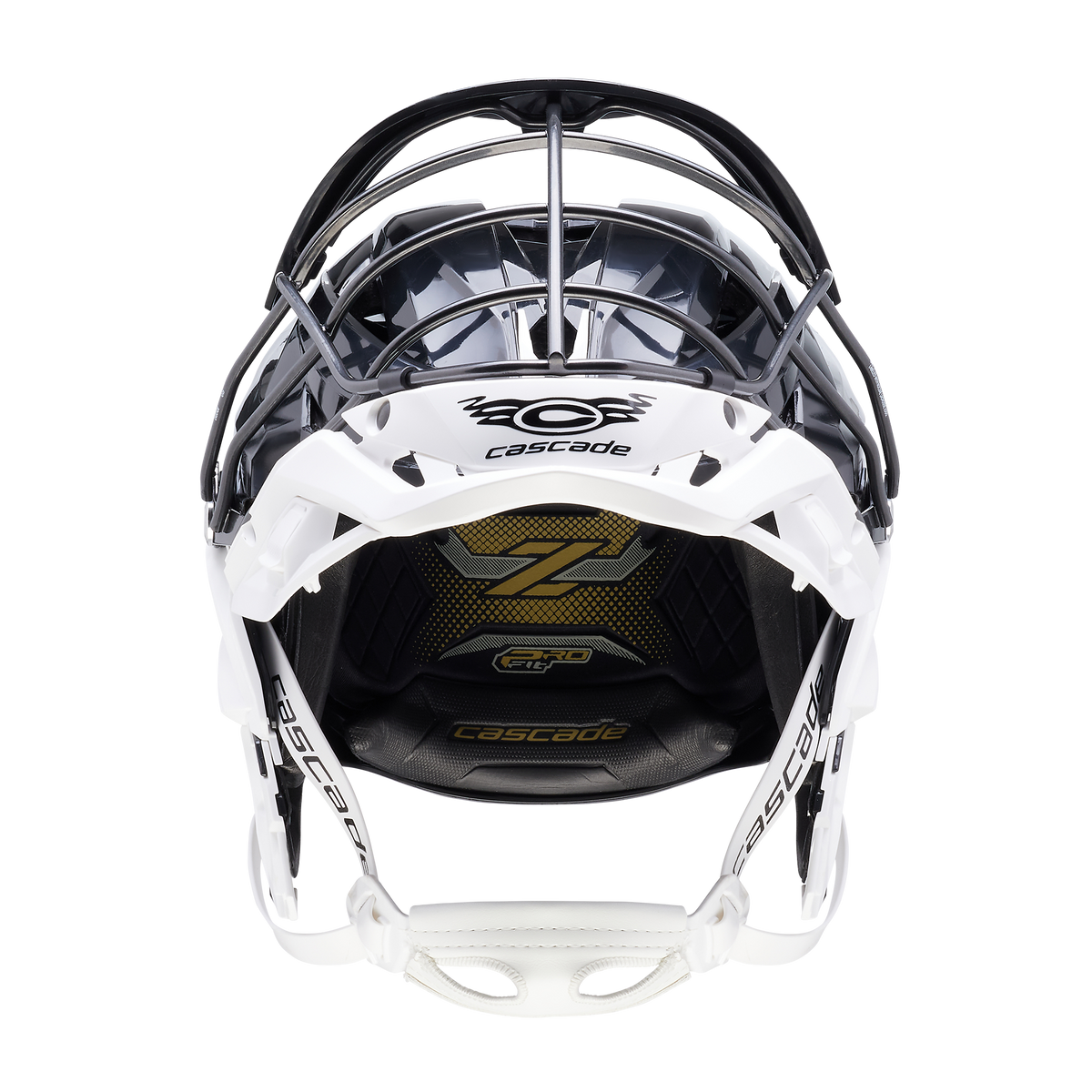 Cascade Z Helmet - front, mask up