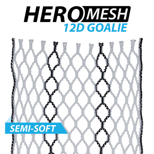 ECD Hero 12D Black Striker Goalie Mesh